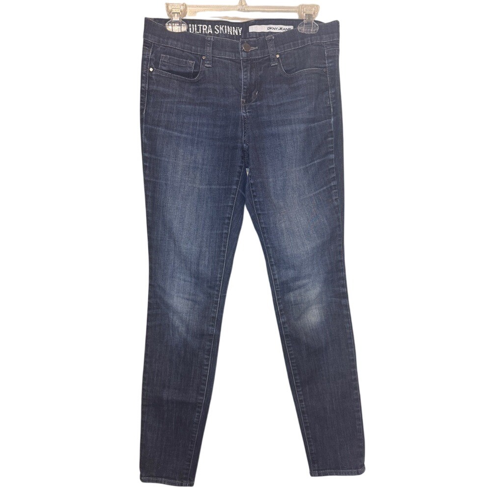 DKNY Ave B Ultra Skinny Denim Jeans Size 4 04